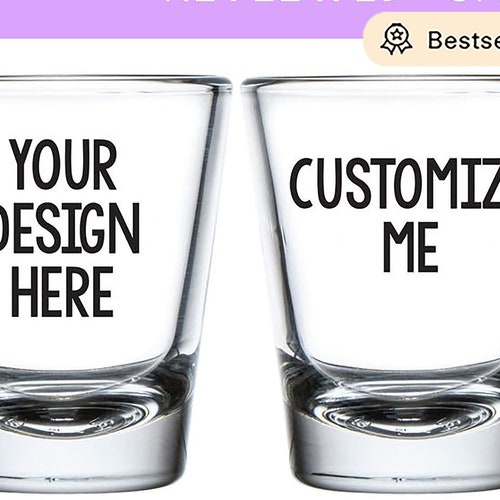 Custom Personalized Shot Glass Personalized Shot Glasses | Etsy