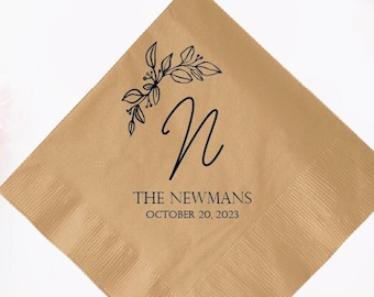 Wedding Napkins, Wedding Reception Napkin, Custom Wedding Favors, 2ply Wedding Napkins, Personalized Napkins, Customized Napkin Favors (369)