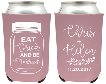 Wedding Koozies Etsy