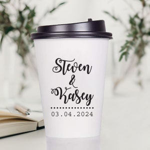 Tazze da caffè in carta per matrimonio, bomboniere personalizzate per matrimoni in tazze da caffè in carta, bomboniere personalizzate per tazze da caffè, bomboniere personalizzate per tazze da caffè per matrimonio (50)