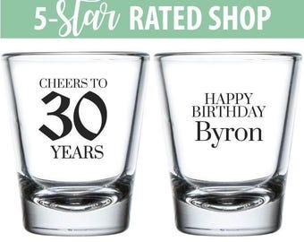 Birthday Shot Glasses, Birthday Party Shot Glass, Birthday Favors, Custom Birthday Shot Glasses, Happy Birthday Shots, Birthday shot (261)