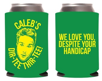 Enfriadores de latas personalizados para cumpleaños, recuerdos personalizados con enfriadores de latas con retrato, recuerdos de cumpleaños con enfriadores de latas, recuerdos personalizados con enfriadores de latas para cumpleaños (568)
