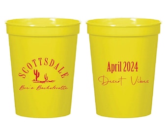 Bachelorette Party Stadium Cups, Bachelorette Plastic Cup Favors, Bachelorette Party Stadium Cups, Bachelorette Plastic Cups as Favors (605)