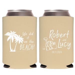 Personalized Wedding Can Cooler Favor, Wedding Can Cooler, Wedding Favor, Wedding Gifts, Can Cooler for Wedding, Stubby Holder, Bawdle (184)