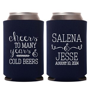 Custom Wedding Can Coolers, Wedding Favors Cooler, Personalized Wedding Party Favors, Custom Favors, Personalized Wedding Can Coolers (22)