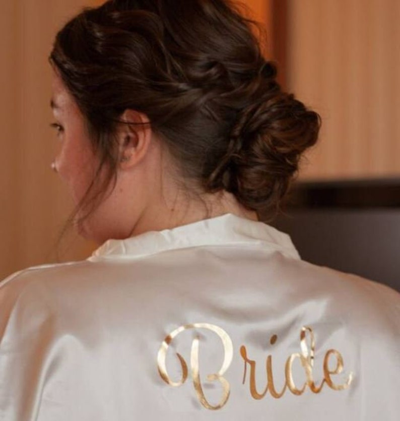 Elegant Plus Size Bride Robe