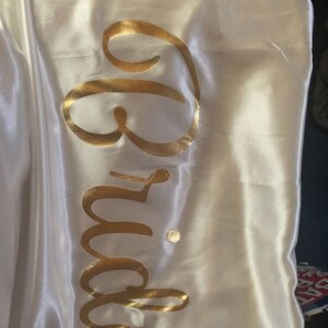 Plus Size Satin Bridal Robe