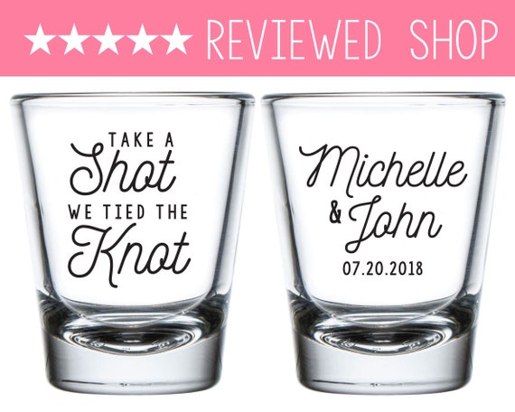 Wedding Shot Glasses Personalized Shot Glasses Custom Shot Glass Custom Shot Glasses Shot Glasses C61 Shot Glass Wedding Favors