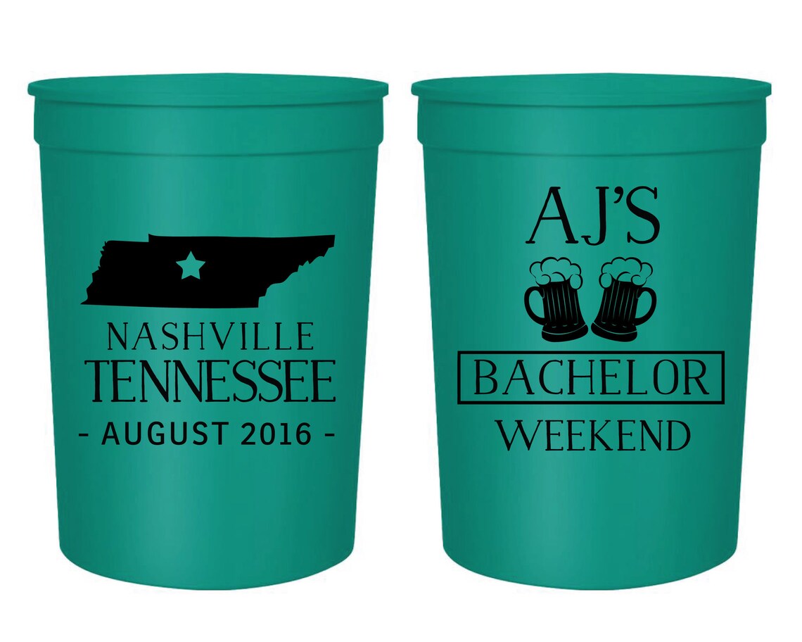 Bachelor Party Cups Bachelor Party Favors Stag Party Favors Etsy