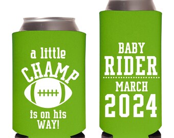 Personalized Baby Shower Can Coolers, Custom Baby Shower Beer Huggies Favors, Personalized Baby Shower Favors, Baby Shower Can Coolers - 163