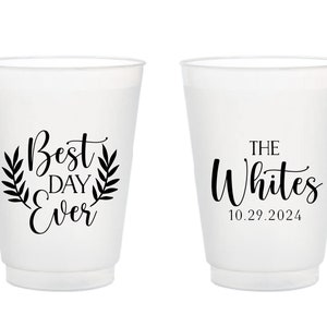 Personalized Wedding Cup, Wedding Cup Favors,  Wedding Favor Cups, Frosted Wedding Cups, Frosted Cups, Wedding Cups, Printed Cups, Cup (75)