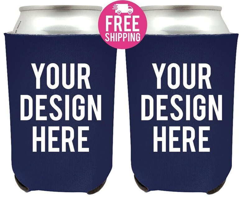 New Years Party Favor Can Coolers, Cheers To The New Year, Party Favor Beer Can Cooler for New Years Party, New Years Eve Party Favors (120) image 2