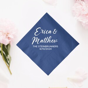 2ply Napkins, Wedding Beverage Napkin Favors, Custom Wedding Napkin Favors, Custom Paper Napkins, Personalized Wedding Napkin Favors (663)