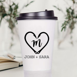 Tazza da caffè personalizzata per matrimonio, tazza da caffè per matrimonio personalizzabile, tazze da caffè di carta personalizzate per matrimonio, tazza da caffè personalizzata (19)