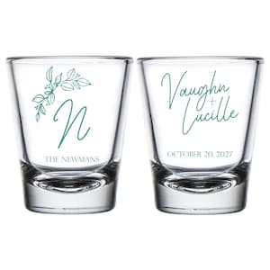 Personalized Wedding Shot Glasses Favors, Custom Wedding Shot Glasses, Personalized Shot Glasses as Wedding Gift, Custom Wedding Favor (371)