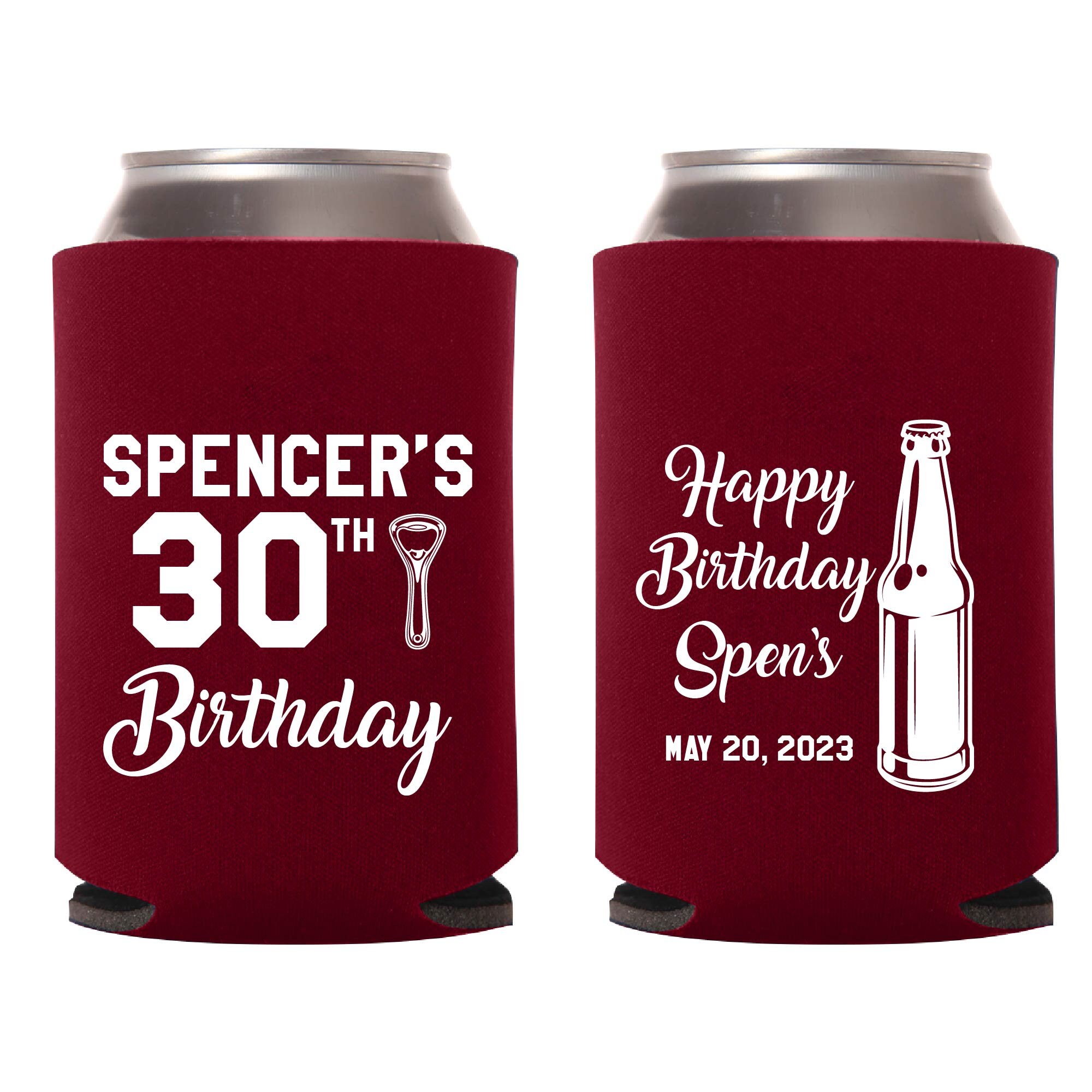 30th birthday store koozie cheap