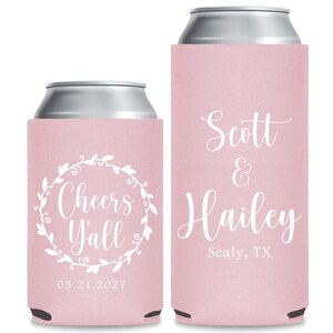Wedding Favors, Wedding and Bridesmaid Favors, Wedding Can Coolers, Wedding Favor & Gifts, Personalized Can Cooler, Wedding Can Cooler (18)