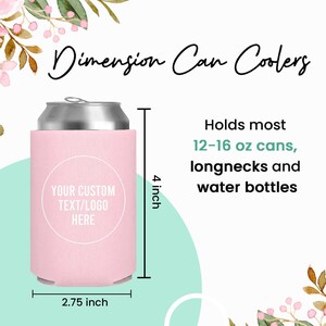 New Years Party Favor Can Coolers, Cheers To The New Year, Party Favor Beer Can Cooler for New Years Party, New Years Eve Party Favors (120) image 8