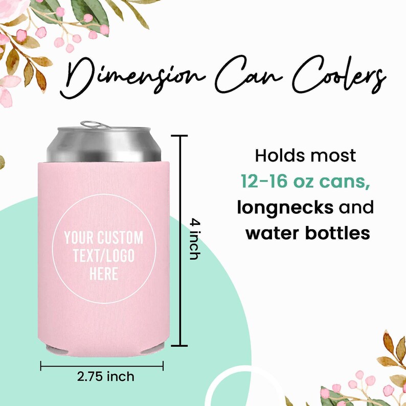 New Years Party Favor Can Coolers, Cheers To The New Year, Party Favor Beer Can Cooler for New Years Party, New Years Eve Party Favors (120) image 8