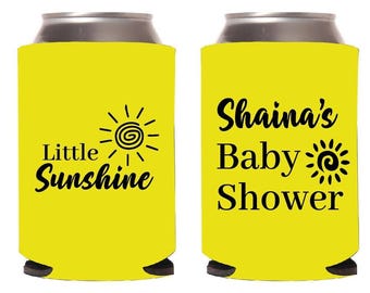 Baby Shower Can Coolers, Custom Baby Shower Can Coolers, Personalized Baby Shower Can Coolers, Customized Baby Shower Beer Huggers (471)