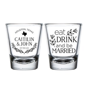 Personalized Shot Glasses, Personalized Favors Wedding Shot Glasses, Wedding Shot Glasses, Party Shot Glasses, Custom Shot Glasses (11)