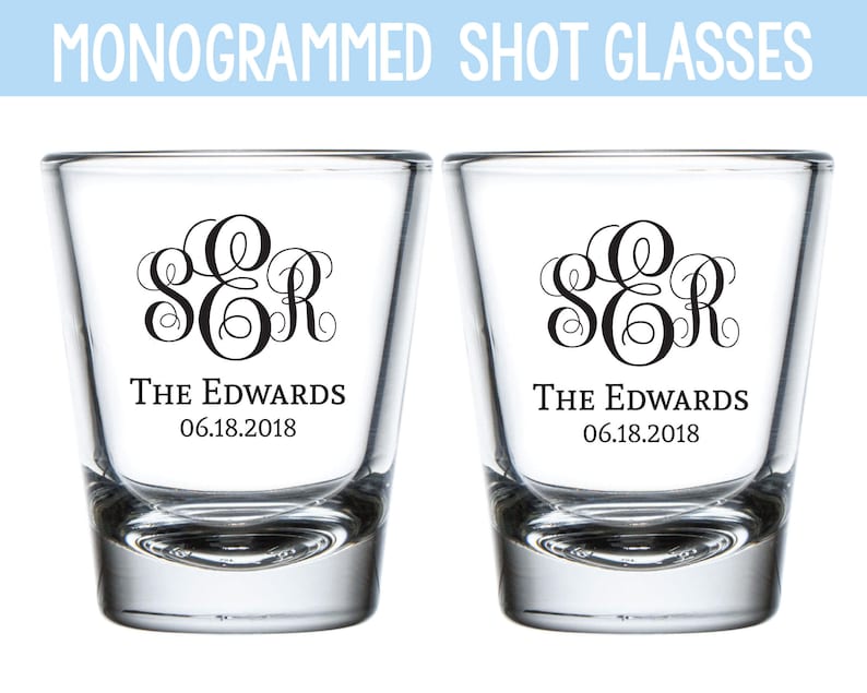 Shot Glasses Custom Shot Glasses 115 Shot Glass Custom Shot Glass Wedding Shot Glasses Personalized Shot Glasses Wedding Favors