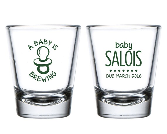 baby shower shot glass favors