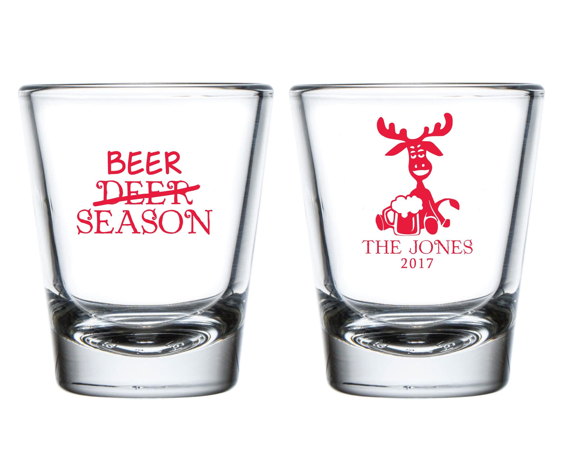 Christmas Shot Glasses Holiday Shot Glasses Christmas Party Etsy