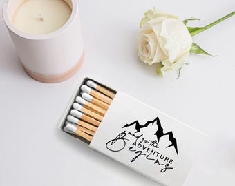 White Match Heads Wedding Favors, Customized Wedding Matchbox Favors, Personalized Matchbox Wedding Gifts, Customized Wedding Matchbox (300)