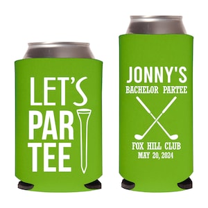Let&#39;s Par Tee Golfing Bachelor Party Favors - Golf Bachelor Party Can Cooler Beer Insulators - Bachelor Party Can Coolers for Golfers (68)