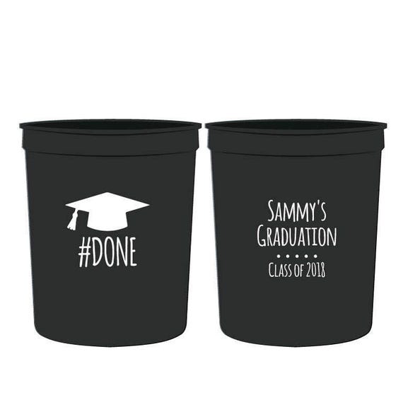 Graduation Cups, Graduation Party Cups, Graduation Party Favors, Graduation Party Favors, Graduation Party Cups, Class of 2018 Cups (167)
