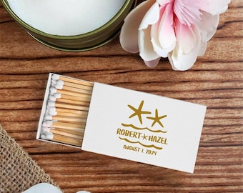 Custom Wedding Matchbox Favors, Personalized Wedding Favors, Personalized Matchboxes for Wedding, Custom White Head Matches for Weddings (1)