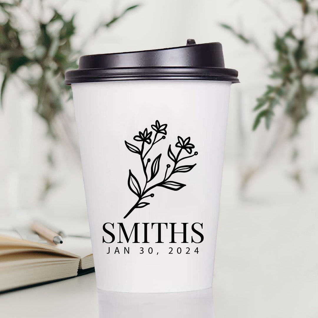 Personalized Wedding Coffee Cups Coffee Cup Wedding Gifts Custom