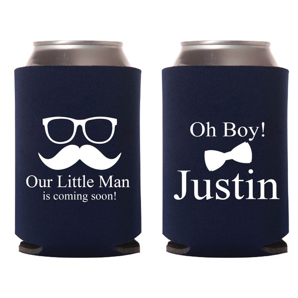 Customized Baby Shower Favors Can Coolers, OMG Twins Baby Shower Can Cooler, Personalized Baby Shower Can Cooler, Beer Hugger Favors (467)
