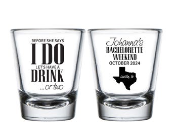 Personalized Bachelorette Party Shot Glasses, Bachelorette Shot Glasses, Personalized Wedding Shot Glass Favors, Shot Glasses as Favors (17)