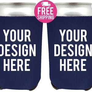 Happy Birthday Can Coolers, Birthday Party Can Coolers, Custom Birthday Can Coolers, Birthday Party Favors, 50th Birthday Can Coolers (69)