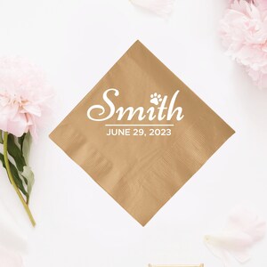 Custom Wedding Napkins, 2ply Personalized Beverage Wedding Napkins Custom Favors, Wedding Beverage Napkins, Custom Napkins for Wedding (539)