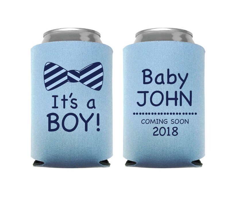 It's A Boy Baby Shower Favors and Can Coolers It's A Etsy