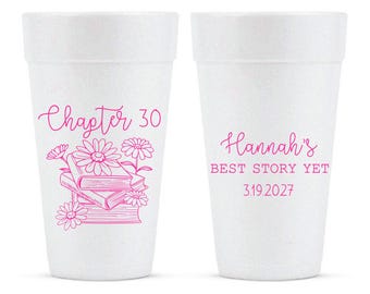 Vasos de espuma para cumpleaños, vasos de espuma para cumpleaños personalizados, vasos de espuma para cumpleaños personalizados, vasos de espuma para cumpleaños, regalo de vaso de espuma personalizado de 20 oz (647)