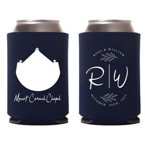 Aangepaste blikjeskoelers voor bruiloft, gepersonaliseerde blikjeskoeler gunsten, gepersonaliseerde blikjeskoelers, bruiloft bier knuffelbedankjes (463)