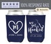 We Got Hooked Wedding Can Coolers, Custom Fishing Can Coolers for Wedding Favors, Fish Huggies Country Wedding, Fish Hook Can Coolers (19) 