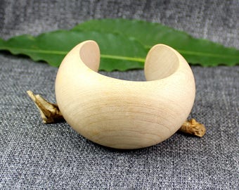 1 Wood Bangle, Handmade Wood Bangle, Craft Jewelry,  Wood Jewelry, Partywear Jewelry  Women Jewelry, Stacking Bracelet, Birthday Gift