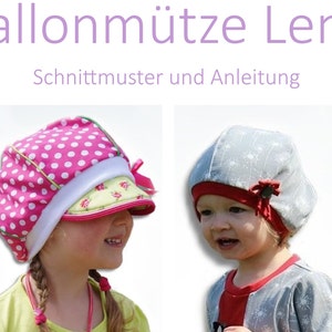 E-Book Schnittmuster Kindermütze ebook Ballonmütze Anleitung auf DEUTSCH image 1