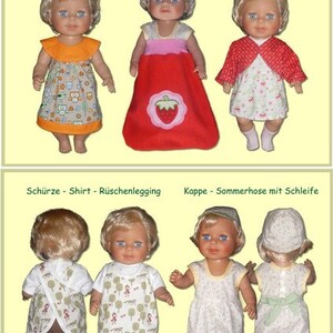 Schnittmuster Ebook Puppenkleidung Puppenkleider Anleitung auf DEUTSCH Bild 4