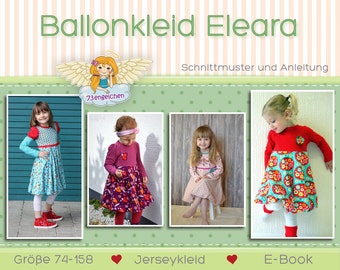 E-Book Ballonkleid Eleara Jerseykleid Anleitung auf DEUTSCH