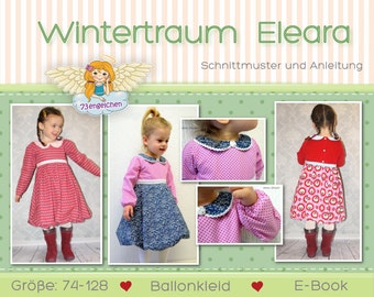 E-Book Winterkleid "Wintertraum" Eleara von 74-128 Anleitung auf DEUTSCH