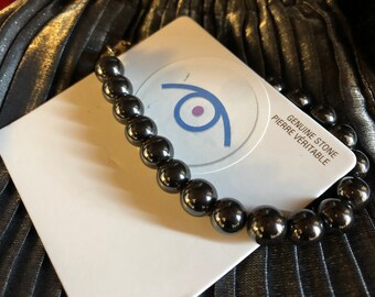 Natural Hematite Bead Vintage Bracelet