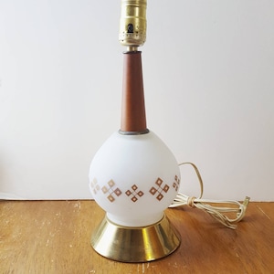 Danish Style Midcentury Table Lamp