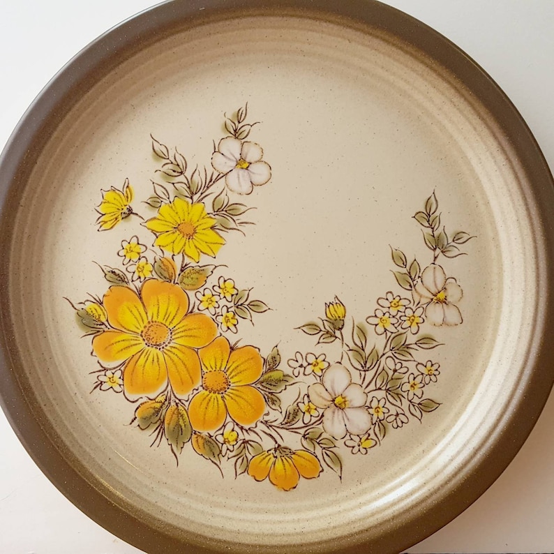 3 Wallace Heritage Painted Desert Summer Morn Dinner Plates