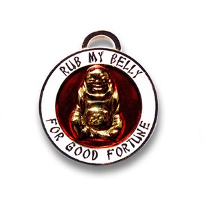 Lucky Buddha Pet Tag / Pet Charm